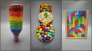 Mesmerizing Bead Fountain ✨ Marble Music Magic 🎶Colorful Ball Harmony 🌈 Reverse Bead Magic