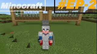 House building and iron armour setup in survival series JAMES GAMING