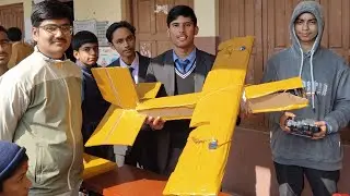 Plane made by Shanti Students 🙏To see their innovation watch full video. Science Exhibition -2082