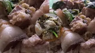 Pork Mustard Greens Curry Recipe Boil | northeast mukbang | mayafoody