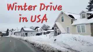 Winter in USA | Michigan | Norway | US 2 in winter |