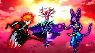 Ichigo Fullbring V3 VS Lord Beerus V5 JXM in Mugen