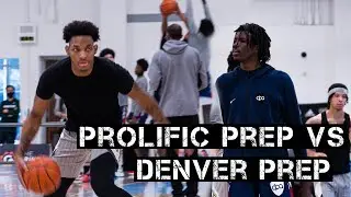 Mcdonalds All American MJ Rice Goes Off Against Baye Fall and Denver Prep Academy