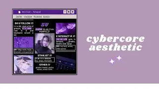 cybercore aesthetic; simple carrd tutorial