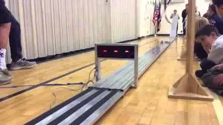 Evan's pinewood derby car
