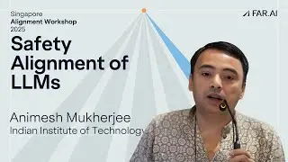 Animesh Mukherjee - Safety Alignment of LLMs [Alignment Workshop]