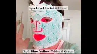 Red Light Therapy Face Mask, Pro Grade LED, Tightening/Glowing Skin, Spa Travel Skincare Great Gift!
