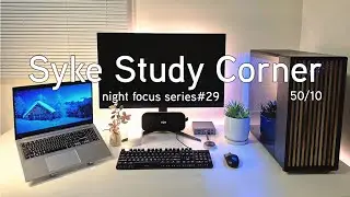 LIVE: Night Focus Series #29 / 2-HOUR STUDY WITH ME / Calm Piano / Pomodoro 50-10/ With Countdown