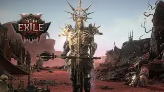 Path of Exile 2 MTX Hallowed Cryptkeeper Armour Supporter Pack Showcase [4k]