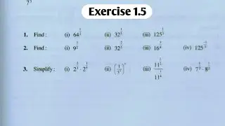 Class 9th maths l Exercise 1.5 l Chapter 1 l Number system l NCERT l Solution l cbse board 2024-2025