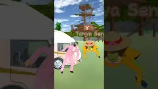 Zombie Run ! Run ! 🧟&zwj;♀️ Sakura School Simulator #sakuraschoolsimulator #tiktok #shorts