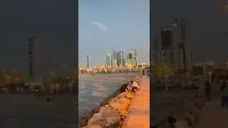 Best Beach 🏝️ in kuwait #kuwaitcity #mrshanivlog #foryou