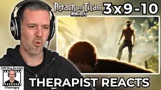 Therapist REACTS to Attack on Titan Season 3 Episodes 9-10
