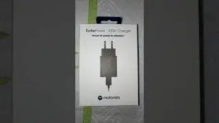 MOTOROLA TurboPower 33W Charger + USB-A to USB-C Cable