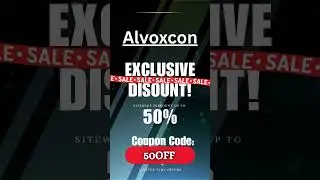 Alvoxcon Sitewide Code! #AlvoxconAudio #WirelessMic #ClearSound #PodcastGear #50OFF
