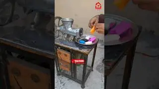 Meat Grinder Vs Magic Soil Amazing Experiment 🧪 #experiment #lifehacks #food #viral #streetfood