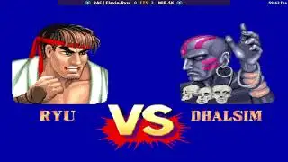 SF2'CE: MiB.$K (Dhalsim) 5 x 0 Fl&aacute;vioRyu (Ryu) - FT5