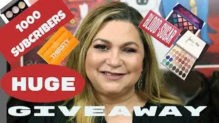 1000 SUBSCRIBER GIVEAWAY!!! | Free Makeup