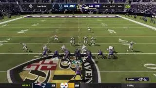 Madden 22 --- Ravens Rebuild - Year 2 - Week 2: IND vs BAL
