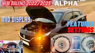 NEW BALENO 2022/2023 | ALPHA | FEATURES | MID DISPLAY  | SETTINGS #baleno