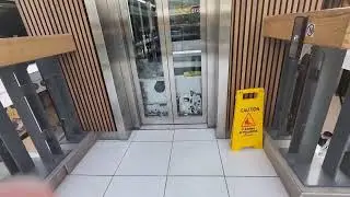 Kone MonoSpace Lifts In The Kennedy Centre, Food Court, Belfast 