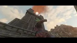 Enshrouded Balefire Castle rebuild, Silkfrost.