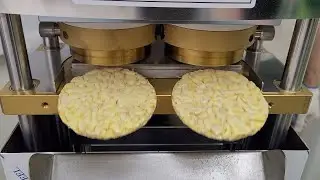 Машина для производства рисовых лепёшек SYP9002 с кукурузной крупой и подающей пластиной диаметро...