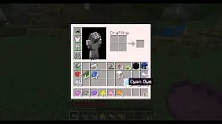 Minecraft - HOW TO MAKE COLOURFUL SHEEP (how to make all colours dyes)