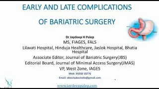 Bariatric Surgery Complications - Side effects of bariatric surgery / weight loss surgery