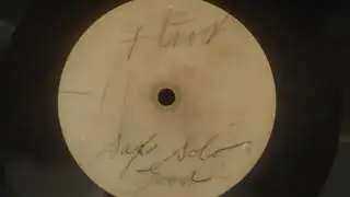 3/15/23-Test pressing of the 1st successful recording on the 125 ft horn “Falling” by Stevens Trio.