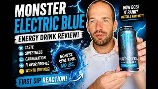 Monster Electric Blue Energy Drink Review