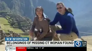 Items from missing CT woman found in Japan