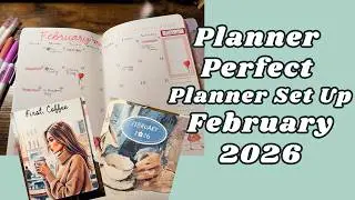 Plan with me I Planner Perfect February Set Up