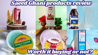 Saeed Ghani Products Review|Worth it buying or not?🤔|Honest review by Meena's World 