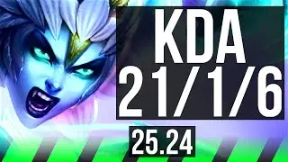 ELISE vs DIANA (JGL) | Good KDA: 21/1/6, Press The Attack | KR Master | 25.24