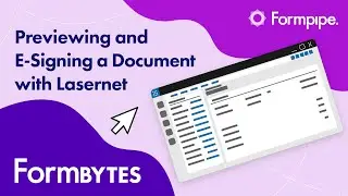 Previewing & E-Signing a Document with Lasernet's FO Connector | FormBytes