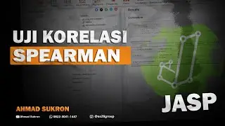 TUTORIAL JASP : UJI KORELASI JASP ➡️ UJI KORELASI SPEARMAN DENGAN JASP