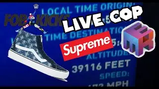 Supreme Week 19 Live Cop, 39,000 feet in the air, Supreme Vans