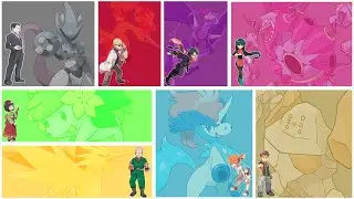 GEN 1 Gym Leaders with Legendary Pokemon