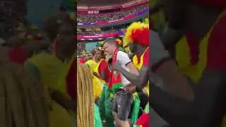 WHITE FAN goes VIRAL-Joins SENEGAL Dancing| ENGLAND vs SENEGAL | World Cup #england #senegal #viral