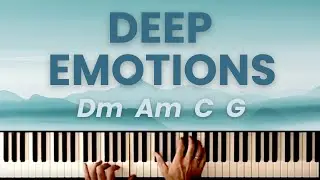 Backing Track Piano Improvisation – How to Play Emotionally (Dm Am C G)