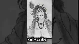 Krishna drawing in anime style #drawing #sketch #artwork #art #pencildrawing  ✨️