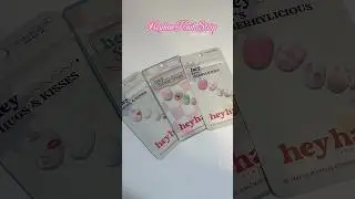 Unboxing my Hey Hae nail strips 💖Use Your Code: HEYMICKA !#heyhae #