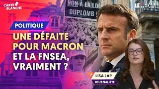 LOI DUPLOMB CENSUR&Eacute;E : ENFIN UNE D&Eacute;FAITE POUR LE GOUVERNEMENT ET LA FNSEA ?