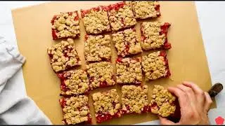 Crumb Topped Cherry Pie Bars | Roses Baking Passion