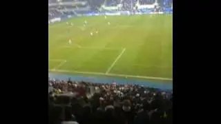 Reading vs Swansea city fans 09/10