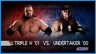 WWE 2K18 PS4 - Трипл Эйч '01 против Андертейкера '00 - Одиночный матч
