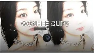 Wonhee clips for edits (hot/badass) ILLIT