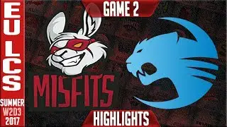 Misfits vs Roccat Highlights Game 2 | EU LCS W2D3 Summer Split 2017 | MF vs ROC G2