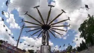 Midway Rides at the Indiana State Fair